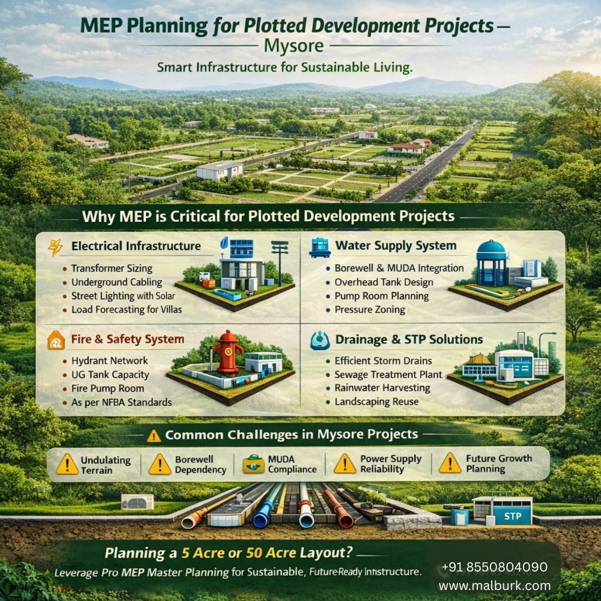 Plotted development in Mysore 