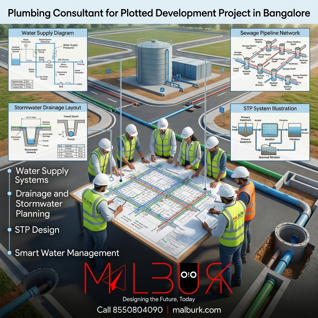 Plumbing Consultant for Plotted Development Project in Bangalore